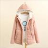 Herbst und Winter Koreanische Version Vielseitige Lose Mit Kapuze Verdickte Samt Baumwolle Mantel frauen Imitation Sherpa Jacke