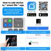 Zigbee Smart Glass Switch, Brazil Standard, Alexa-Compatible Wireless Touch Control, Zero Fire Version