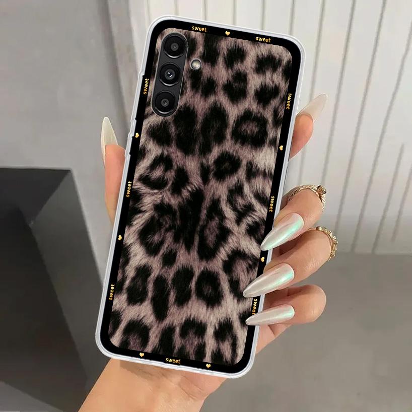 Animal Leopard Print Phone Case for Samsung Galaxy A17 A16 A37 A26 A36 A57 A56 A15 A25 A35 A55 A14 A24 A34 A54 A13 A23 A33 A53 G