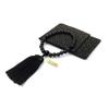 Urushi Product Prayer Beads Prayer Beads with Ebony Matte Suitable for All Sects Kyoto Prayer Bead Manufacturing Wholesaler Association Japanese-Made
