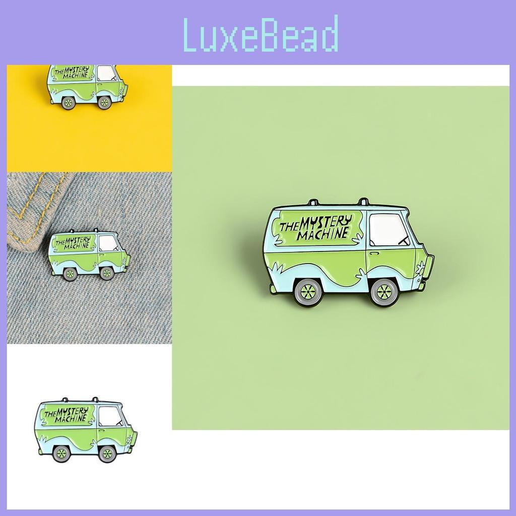 Adorable Cartoon Creative Cute Little Green Car Brooch Accessory For All Genders