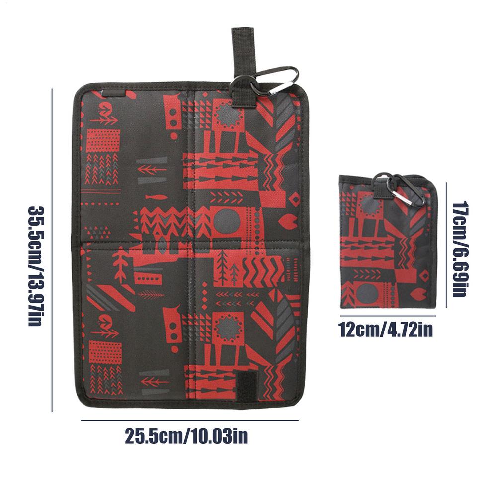 

Durable Foldable Seat Cushion Waterproof with Carabiner Portable Camping Pad Oxford Cloth Simple Design Folding Sitting Mat