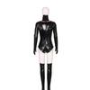 Hazbin Hotel Angel Dust Cosplay Jurk, Anime Karakter Halloween Podium Rolspel Kostuum