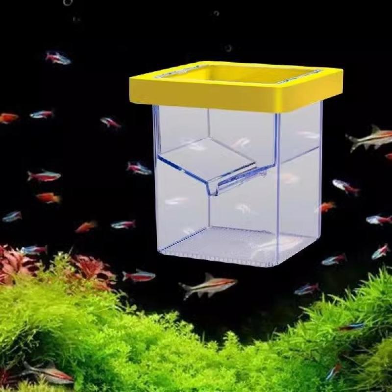 Floating Aquarium Fish Breeding Box Durable Fish Tank Breeding Isolation Box Transparent Fish Incubator Box Fish Isolation Box
