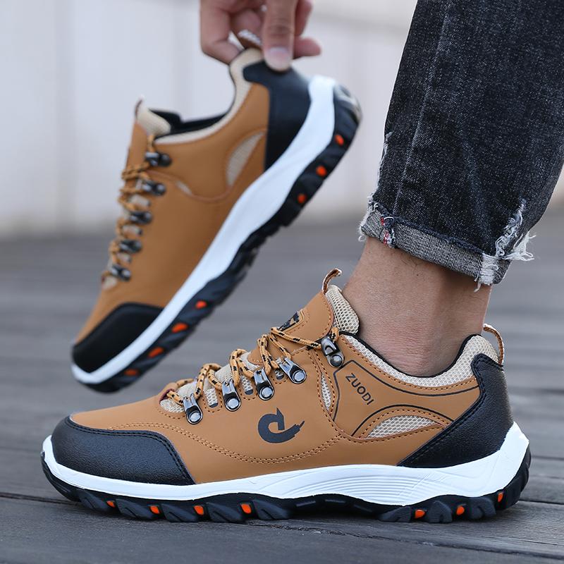 Summer Men'S Low Cut Single Shoes Fashionable Plus Size Men'S Shoes New Wear-Resistant Anti Slip Casual Sports Hiking Shoes