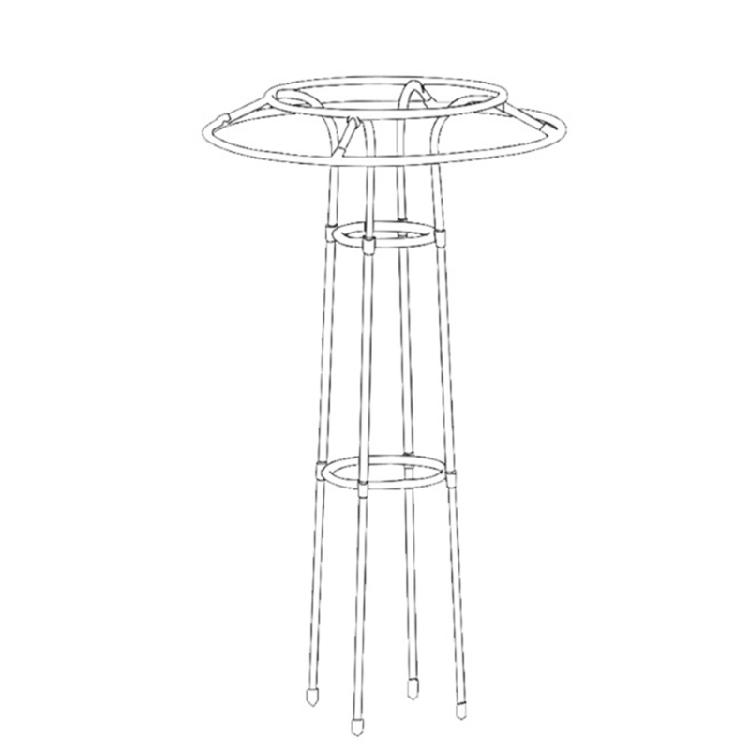 Indoor Trellis Detachable Garden Obelisk Trellis Plant Climbing Holder For Indoor Outdoor Garden Yard Gardening Supply