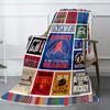 Hockey Player Customize Your Name Blanket Warm Comfortable And Soft Blankets Are Suitable For Home Chairs Office Sofas Sofas Office Camping And Gifts