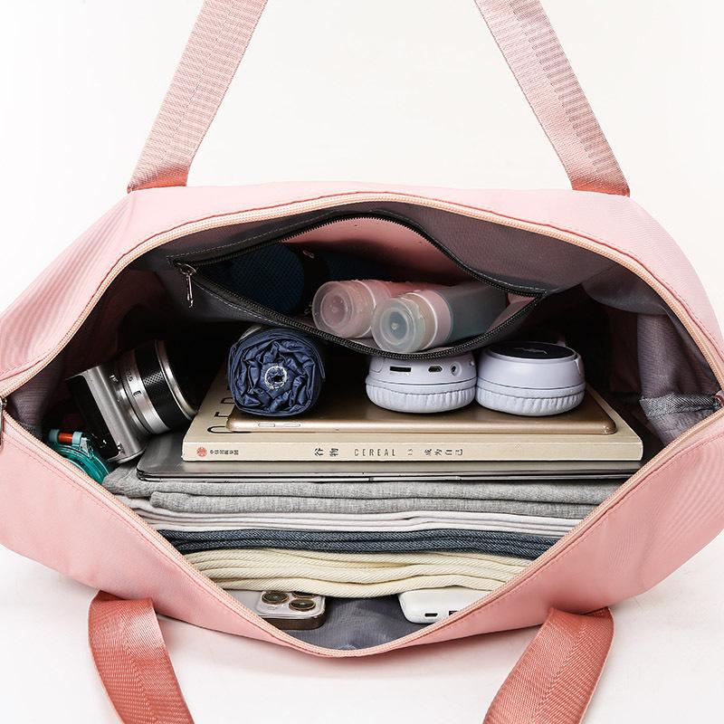 Expandable travel bag Hand-held wet and dry separation fitness bag Swimming yoga luggage bag Crossbody bag Travel bag