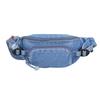 Marsupi con Cerniera in Denim 2026 Best Seller Nylon Monocolore Stile Neutro Borsa da Petto Casual Morbida Versatile Semplice Borse a Tracolla