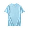 Men's and Women's Slim Fit Xinjiang Cotton T-Shirt: Short-Sleeved White or Black with Summer Logo Print