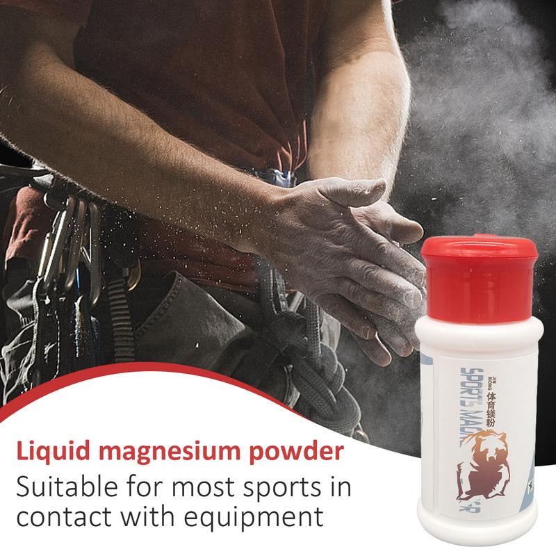 Prášek na úchop do posilovny Absorbující pot Posilovací prášek na úchop 60 ml Přenosné fitness potřeby Lehký hořčíkový prášek na basketbal