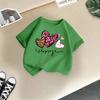 Girls' Fashionable T-shirt For Summer, Children's Casual Top