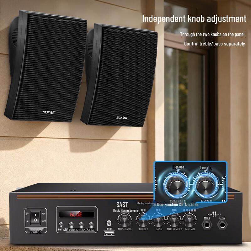 SAST DW70 Wall-Mounted Public Address Speaker System (CN Version)