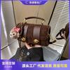 Winter Plush Hand Pillow Bag Women's New Versatile Messenger Bag Commuter Retro Shoulder Bag