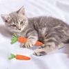 Cat Toys Self-entertainment Carrot Teething and Cat Teasing Sticks, Bite-resistant and Scratch-resistant Teething and Clawing