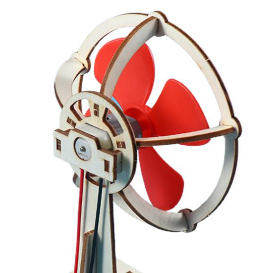 Science Fan Kit No Burr Hand-on Ability Eco-friendly DIY Fan Model Toy for Kids