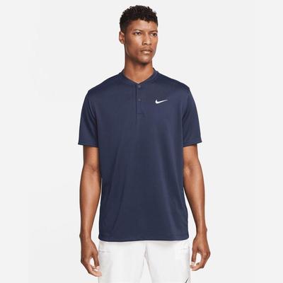 Polo Court Dri-FIT Blade Solid Polo Shirt Navy Blue