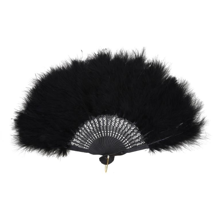 Folding Feather Fan Handheld Fairy Fan Children Adult Costume Wedding