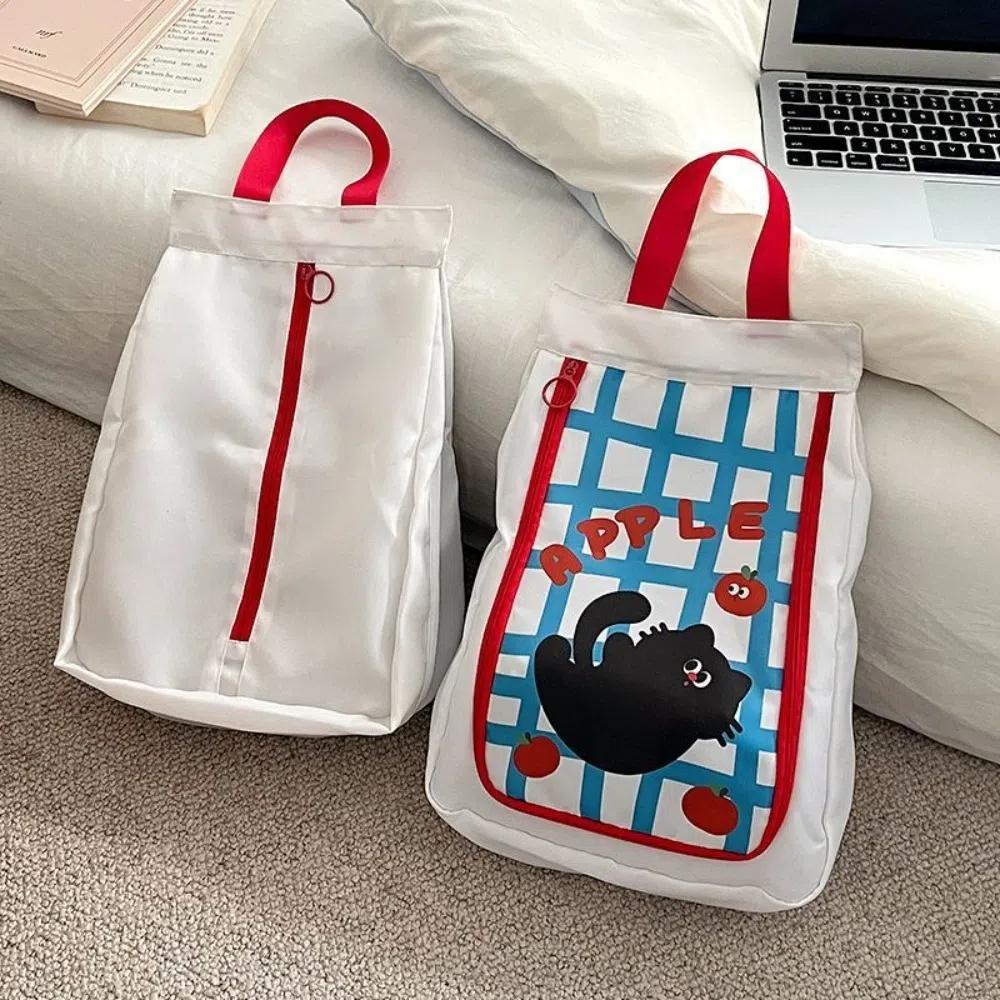 Portable Double Layer Travel Shoe Bag Waterproof Thickened Shoe Storage Bag Separate Storage Handheld Dustproof Shoe Bag Travel