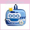 Cute Eggshell Backpack With Ship Printing Design For Preschool Children