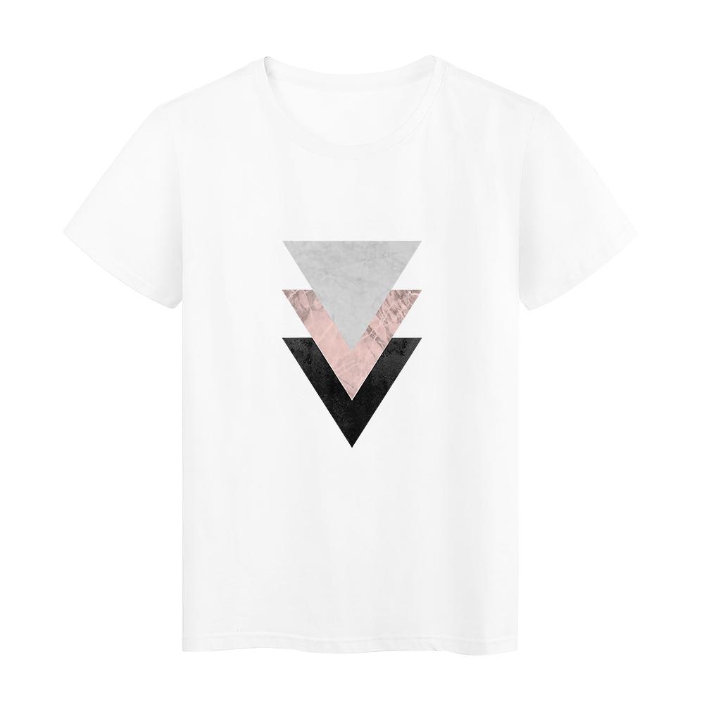 Streetwear Women S Shirts Geometry Graphic Grunge Aesthetic Clothes Fashion Ropa Mujer Summer Cropped