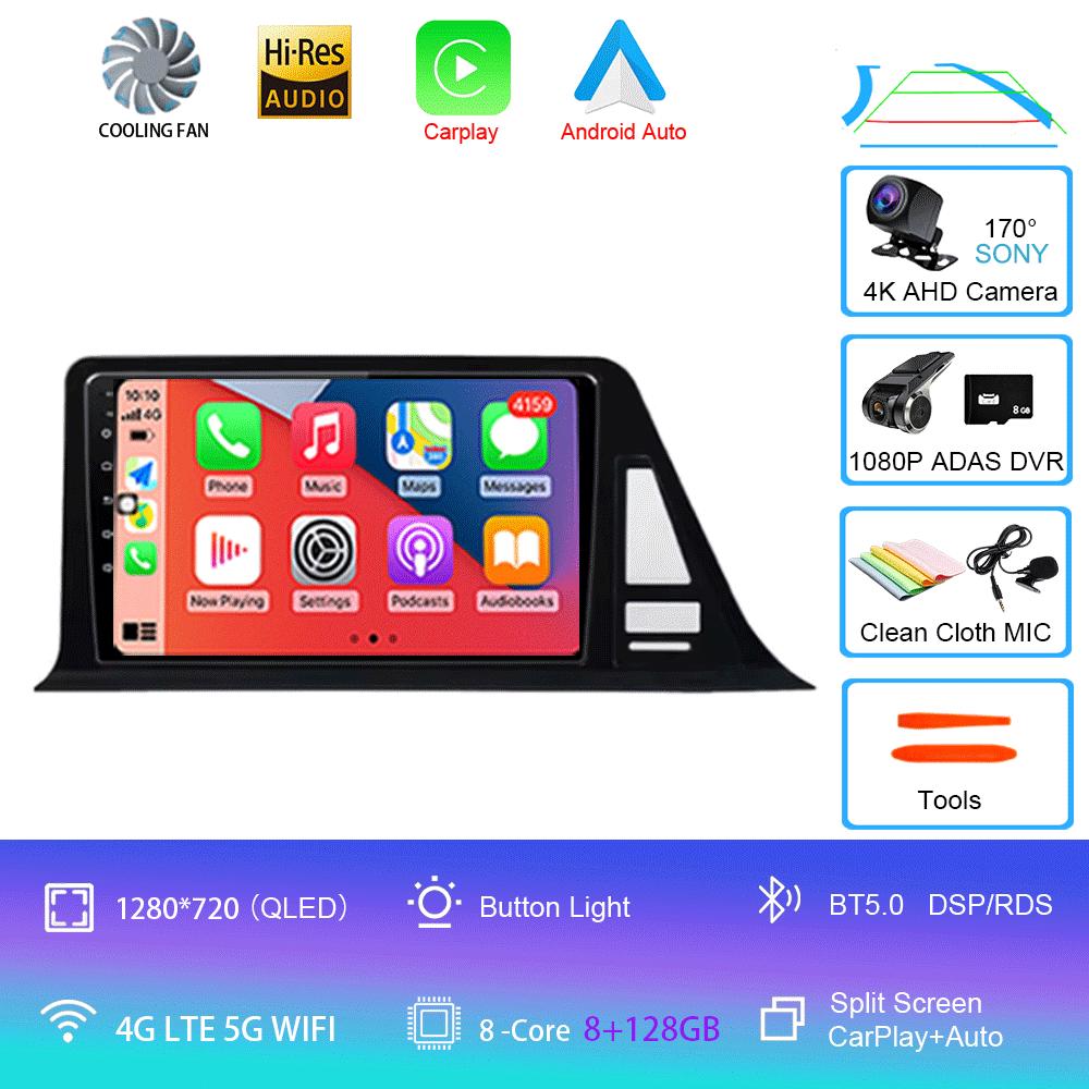 For Toyota CHR C-HR 2016 2017 2018 2019 Car Radio Android 14 Carplay Auto Multimedia Player Autoradio GPS Stereo 2din Head Unit