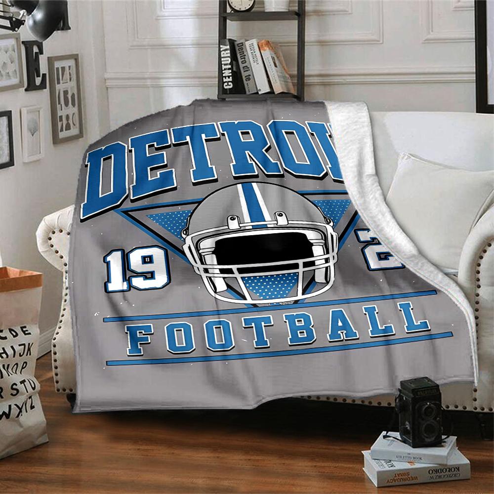 1pc Football Team (71) Blanket, Gift, for Men and Women, Soft Blanket, Good for Sofa Bed Couch Travel, Lightweight Flannel Blanket
