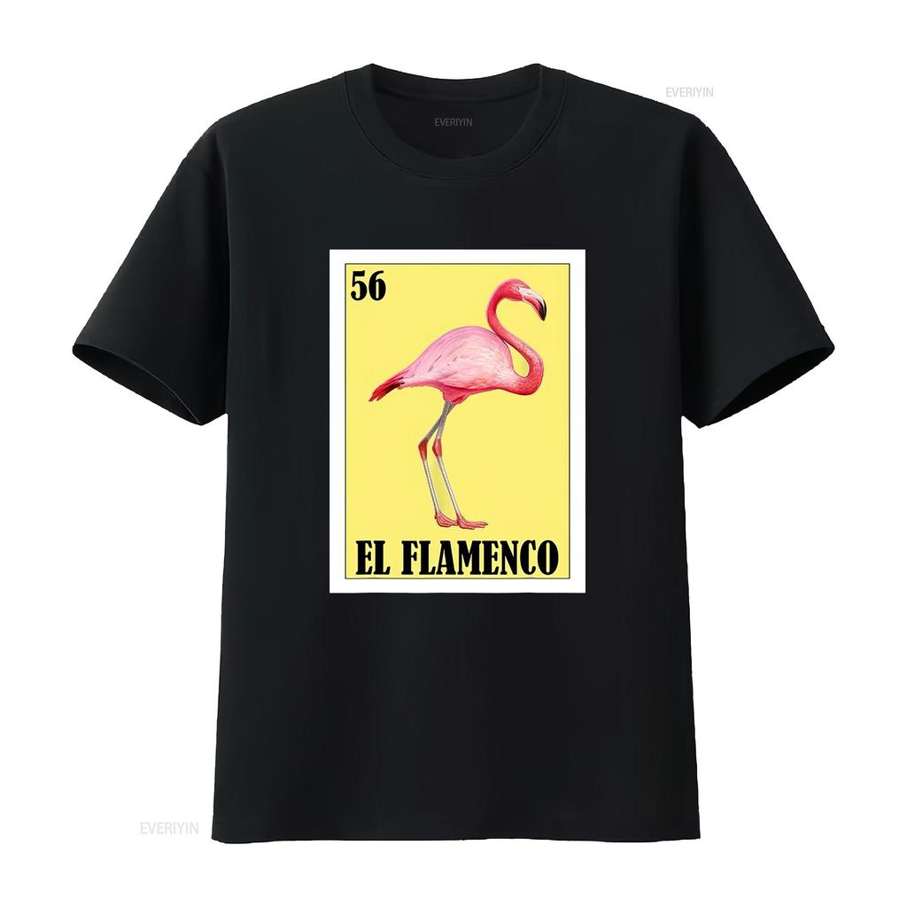 Funny Mexican Flamingo Design El FlaUnisexco T shirt vintage Washed Unisex Comfortable Stylish Slightly designer clothes Stretched