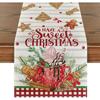 Merry Christmas Christmas Table Runner Faceless Gnome Snowman Table Cover  Home Party Decor