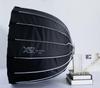 120CM Quick-Release Parabolic Softbox with Bowens Mount and Portable Honeycomb Grid Diffuser.