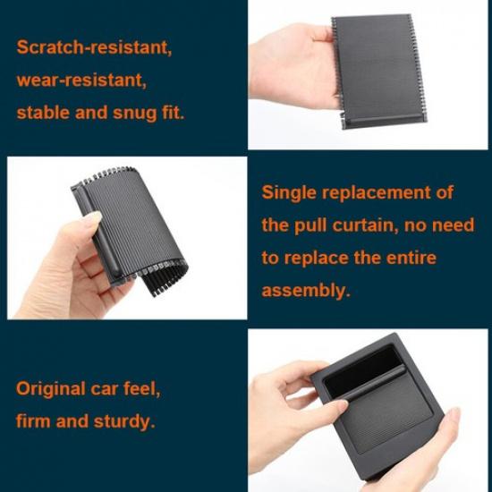 Centre Console Storage Tray Slide Roller Blind Cover For BMW E39 5 Series 95-02