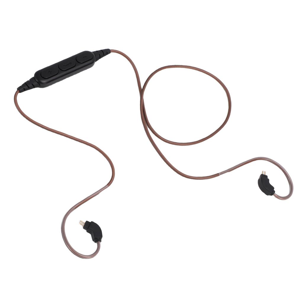 Adapter Cable, Replacement 5.3 Earphone Adapter with Microphone and Volume Control for 0.78mm 2-Pin Headphones
