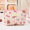 New Large-Capacity Cute Cartoon Makeup and Coin Storage Bag - High-End Quilted Portable Wash Bag for Women