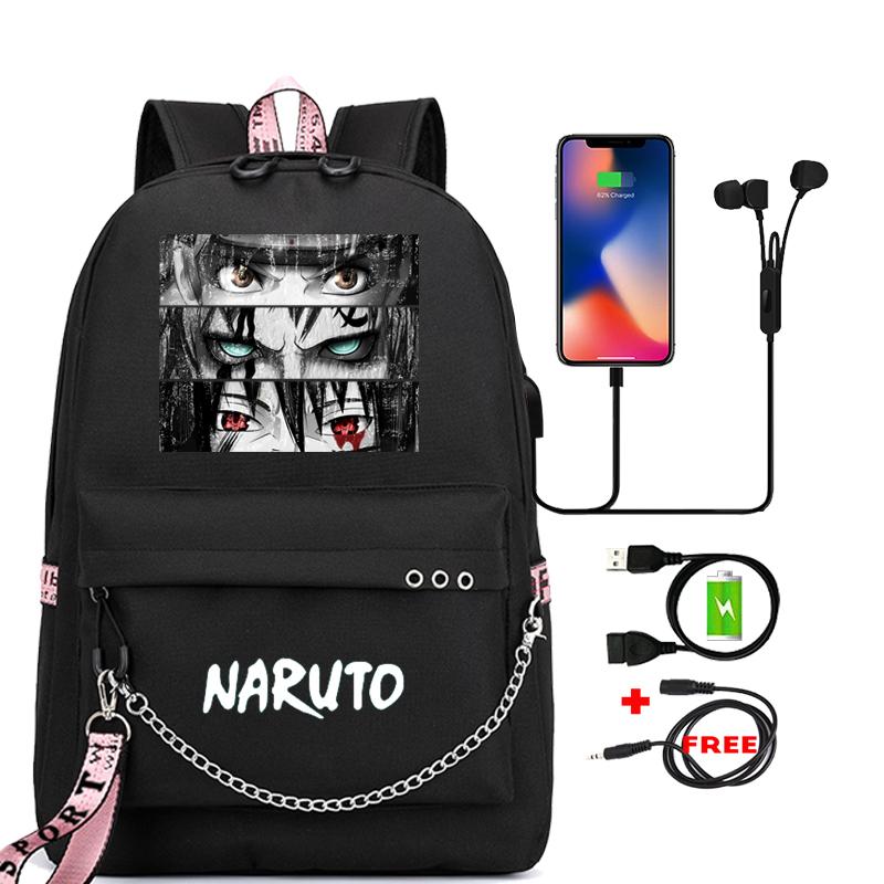 Anime Bookbag Teenage Backpack Unisex School Bag for Boy Girl Cartoon Printing Laptop Bagpack Back To School