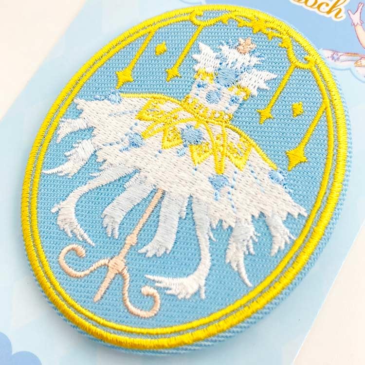Tees Factory Cardcaptor Sakura Embroidered Brooch Clear Card CS-5581520CR