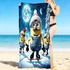 1Pc Minions Snowboard Night Beach Towel Quick Dry Multiuse For Beach Pool Gym Yoga Home Travel Christmas Halloween Xmas Gift S1272