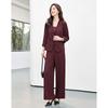 Fashion suit women's spring new fashion three piece set pants V-neck suit+vest+wide leg pants