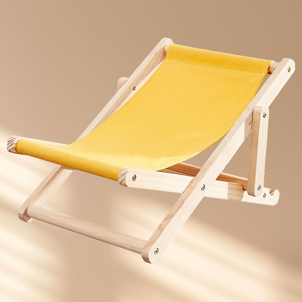 Wood Cat Chair   All Seasons Strong Load Bearing Scratch Resistance Comfortable   Beach Chair for Cats Small Pets