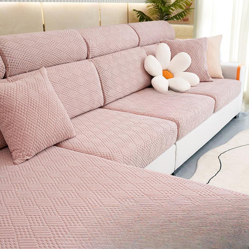 Elastic Sofa Cover Cover All-Inclusive Universal Cover Simple Four Seasons Universal Sofa Cushion Dustproof Cover Cloth