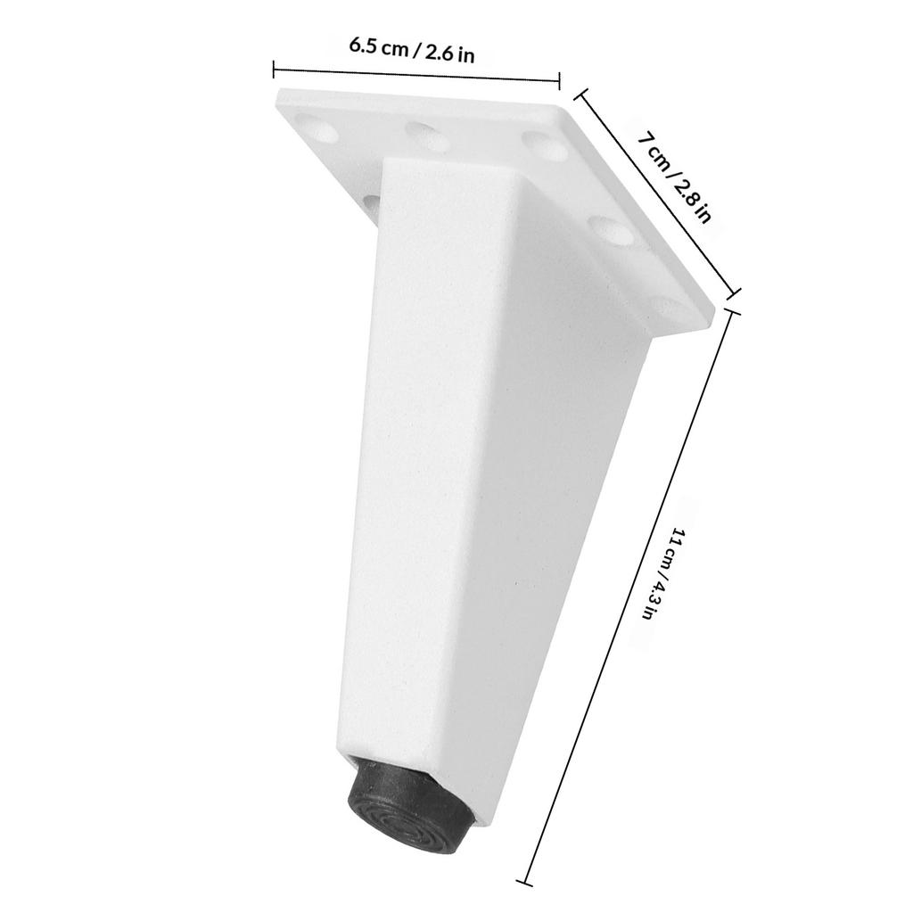 4pcs Aluminum Alloy Cabinet Feet Adjustable Furniture Support Legs For Bathroom Tea Table Sofa Cabinet Legs