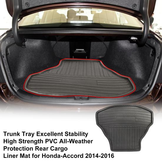 

Удобный коврик в багажник, влагостойкий, черный, идеально сочетается