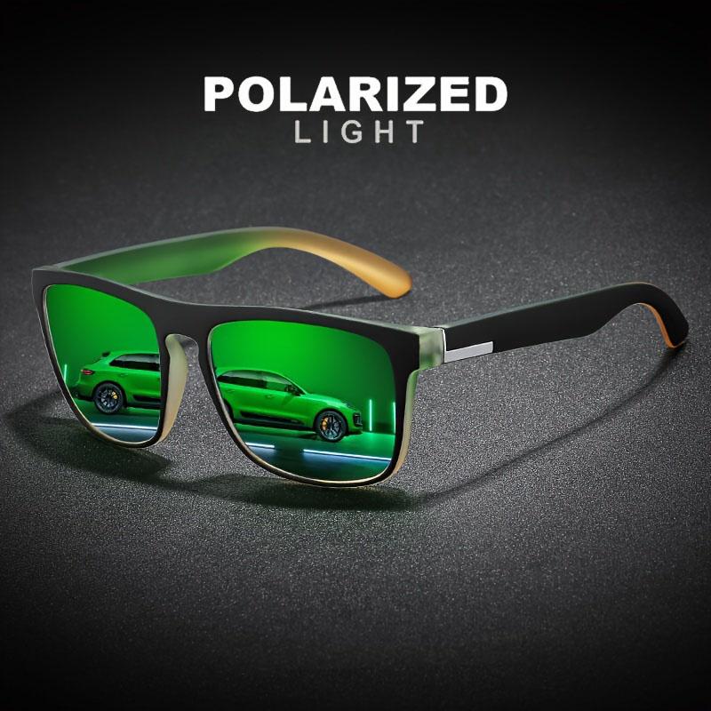 3Pcs Fantasy Gradient Mutipcolor Square Polarized Sunglasses AntiGlare UV400 Glasses Summer Party Driving Fishing Christmas Gift