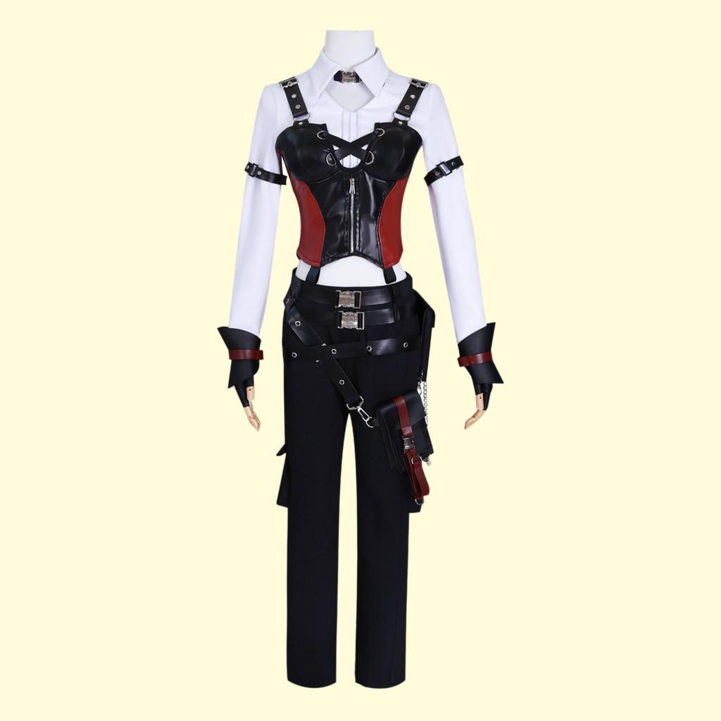 Coscosplay Street Fashion Hunter Miss Costume Set In Polyester For Game Anime Roleplay