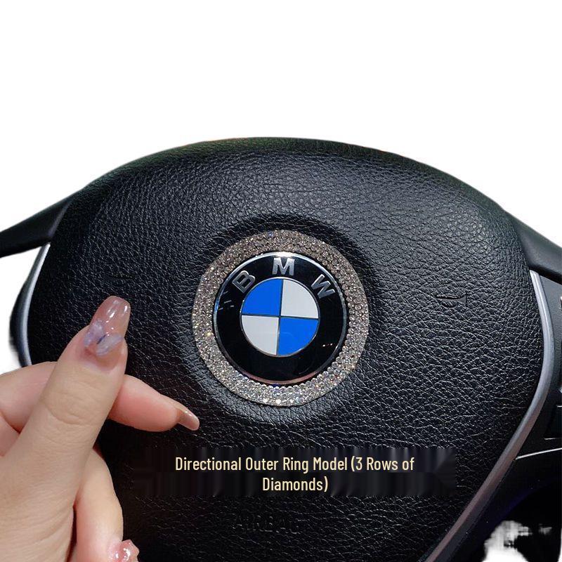 Autoaufkleber mit Kristall-Diamant-Logo für BMW 1er/3er/5er Reihe, X1/X2/X3/X5