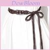Ethnic Style Woven Waist Belt For Dresses With Fringe Decor For Vintage Casual Look