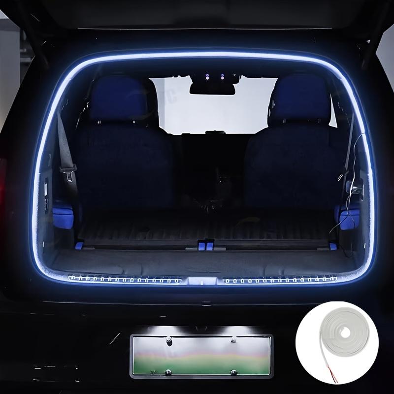 

Светодиодная лента для багажника автомобиля 157,48 дюйма Многоцветная подсветка салона Простая установка Без батареек 4m/157.48in синий