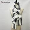 Natural Rabbit Fur Scarf Women Winter Warm Shawls Fashon Plaid Knitted Real Fur Scarves Bufanda Luxury Designer Scarf