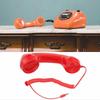 Retro-Telefonhörer für Mobil & Computer - Multifunktionaler strahlungsgeschützter Handempfänger in Rot