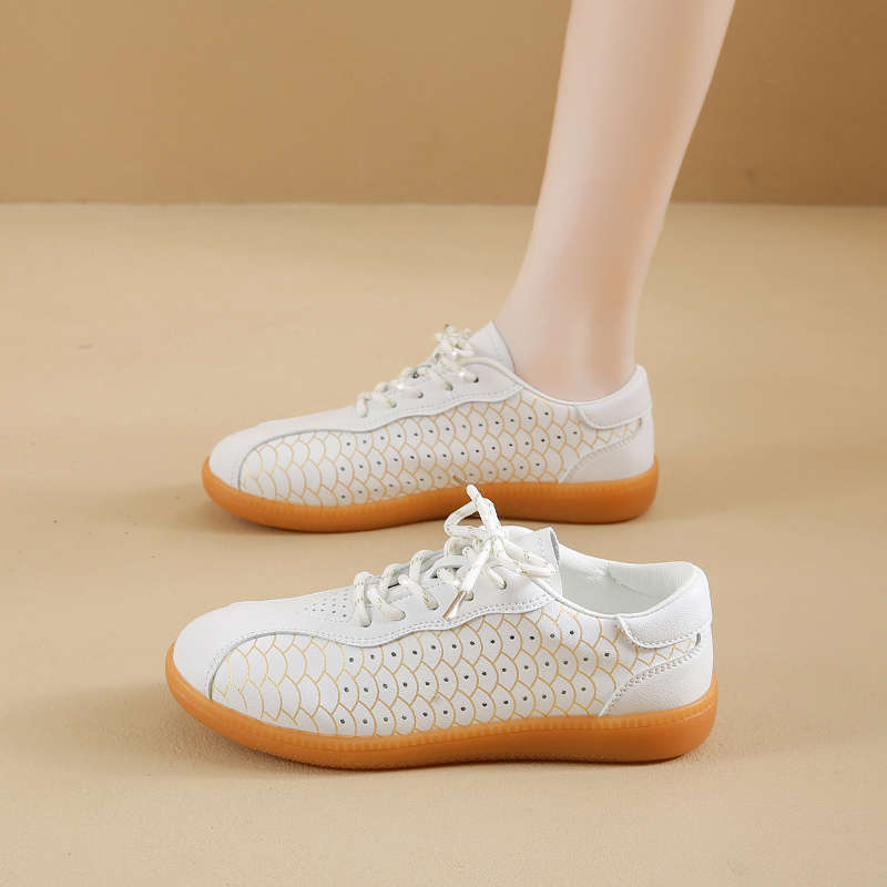 Oxford sole  spring and autumn new soft-soled lightweight casual running shoes versatile sports tai chi shoes