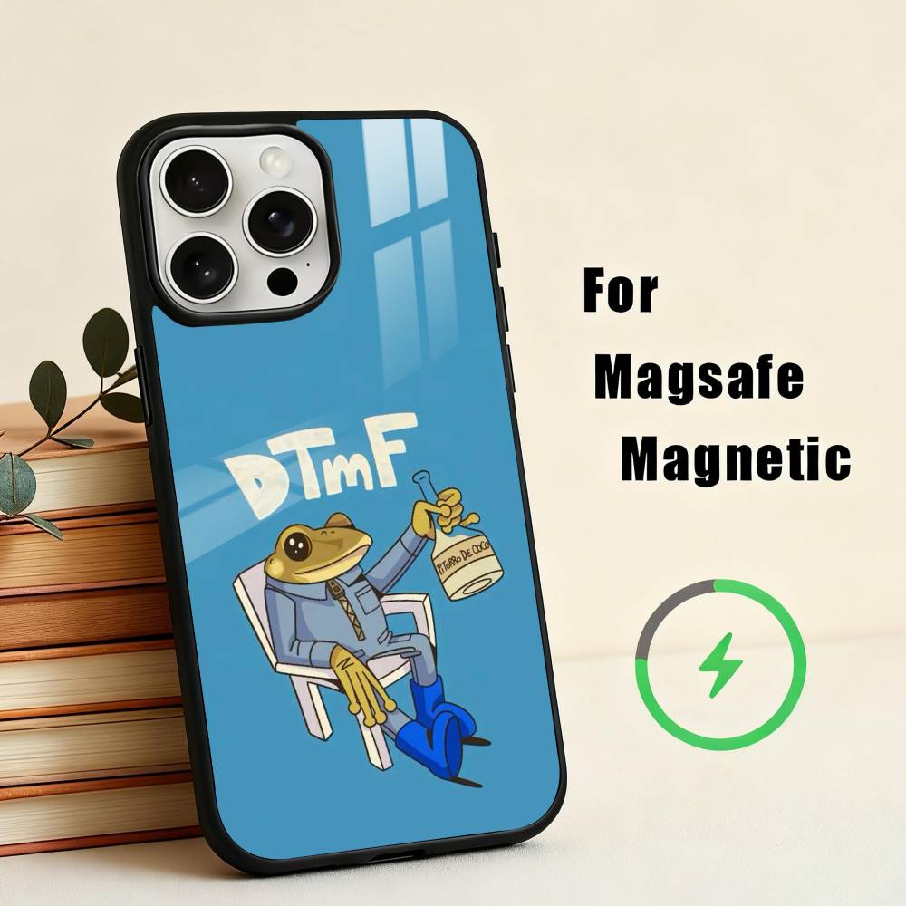 B-Bad B-Bunnys D-DTMF Phone Case For iPhone17,16,15,14,13,12,11 Plus,For Magnetic Wireless Charge Cover